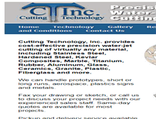 Tablet Screenshot of cuttingtechnology.com